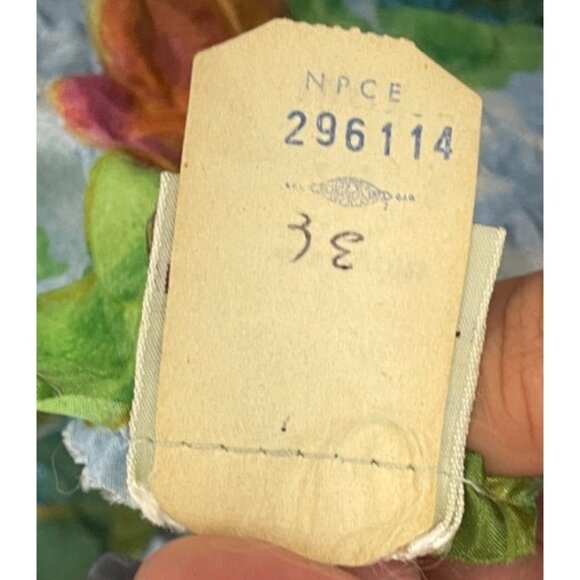 Vintage Janet Lynn Featherlite Womens Robe Housedress Small Blue Floral Quilted - Picture 4 of 8